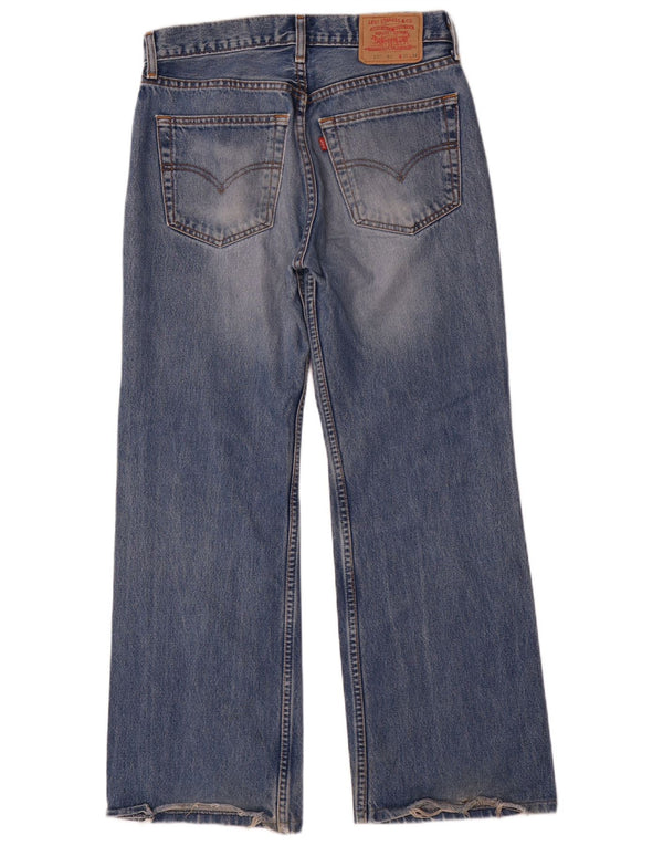 Levi's Mens 527 Bootcut Jeans W30 L32 Blue Cotton