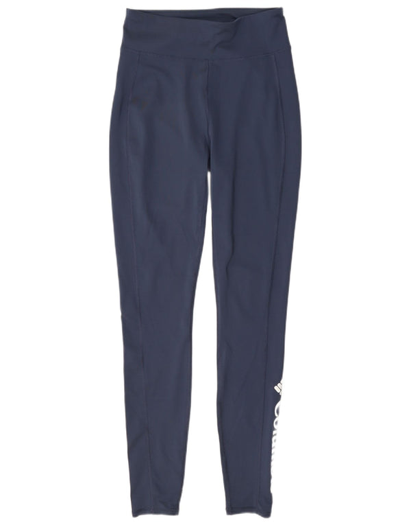 Leggings cu grafică Columbia pentru femei UK 10 Small Bleumarin