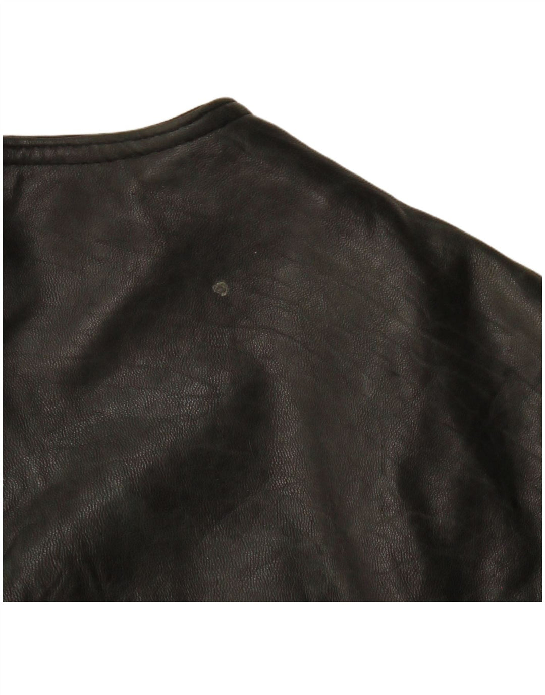 Vestă din piele pentru bărbați VINTAGE IT 50 Medium Black