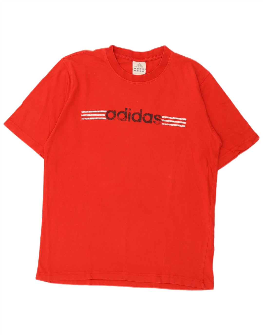 Tricou grafic pentru bărbați Adidas Top, bumbac roșu mediu