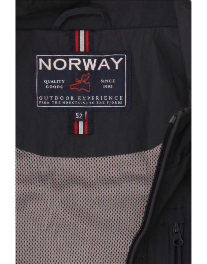 Norway Mens Bomber Jacket IT 52 XL Bleumarin Poliamidă