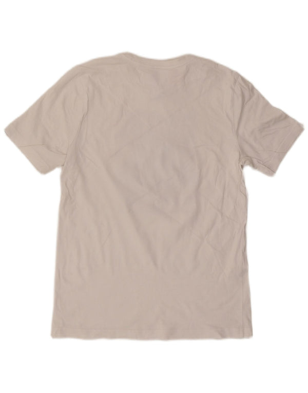 Tricou grafic Adidas pentru baieti Top 13-14 ani bumbac alb