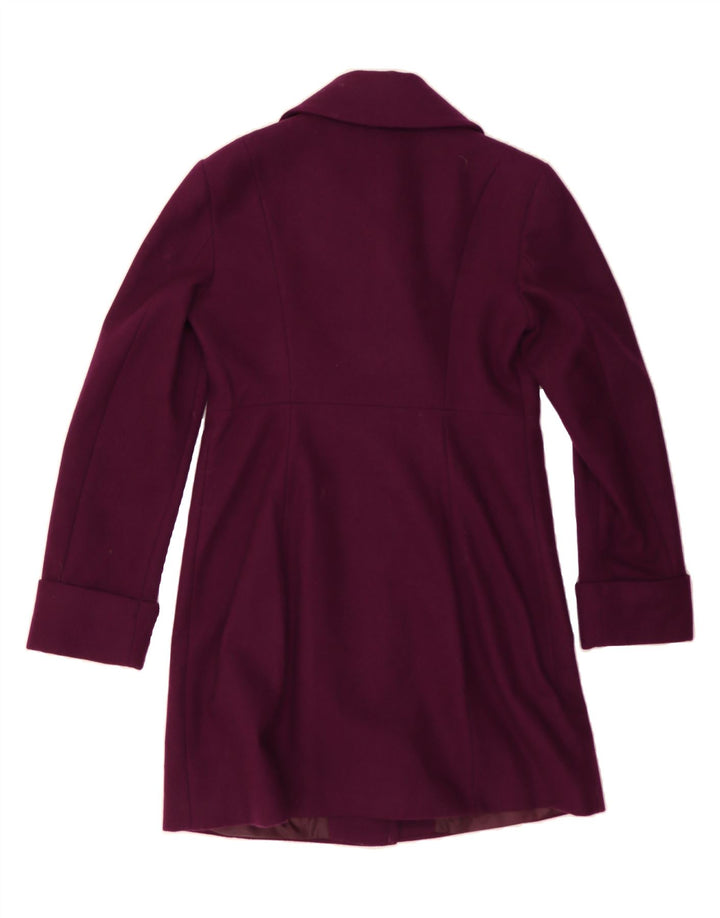 BENETTON Womens Overcoat UK 12 Medium Purple Vintage Benetton and Second-Hand Benetton from Messina Hembry 