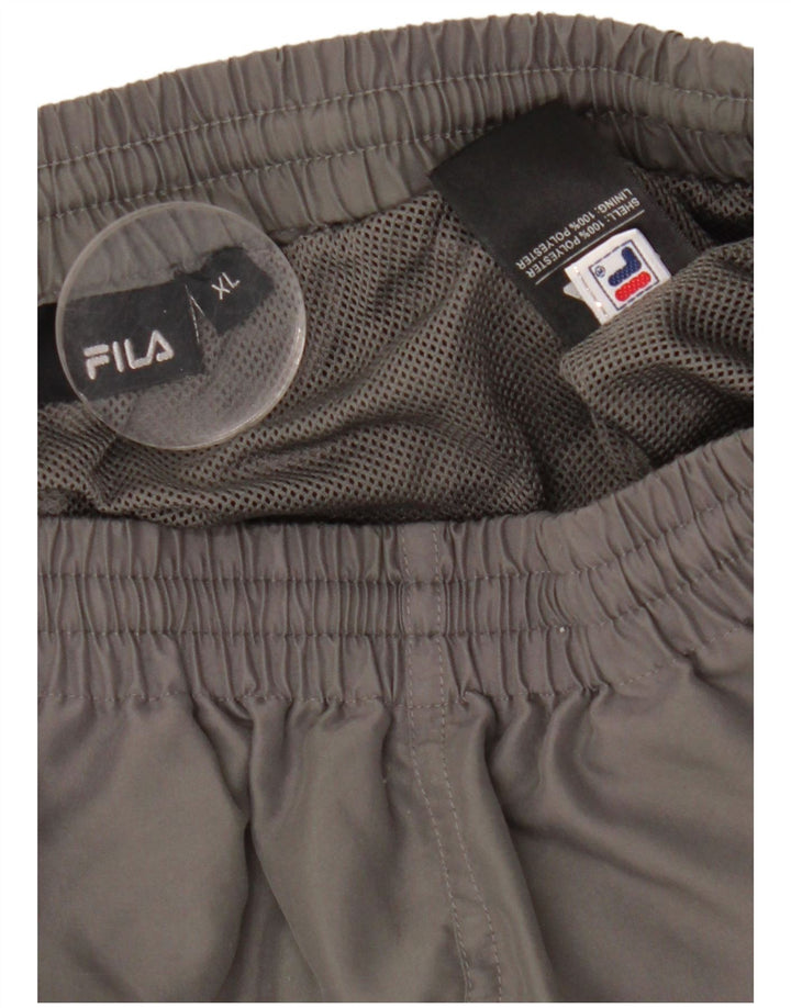 Pantaloni scurți sport Fila pentru bărbați XL poliester gri