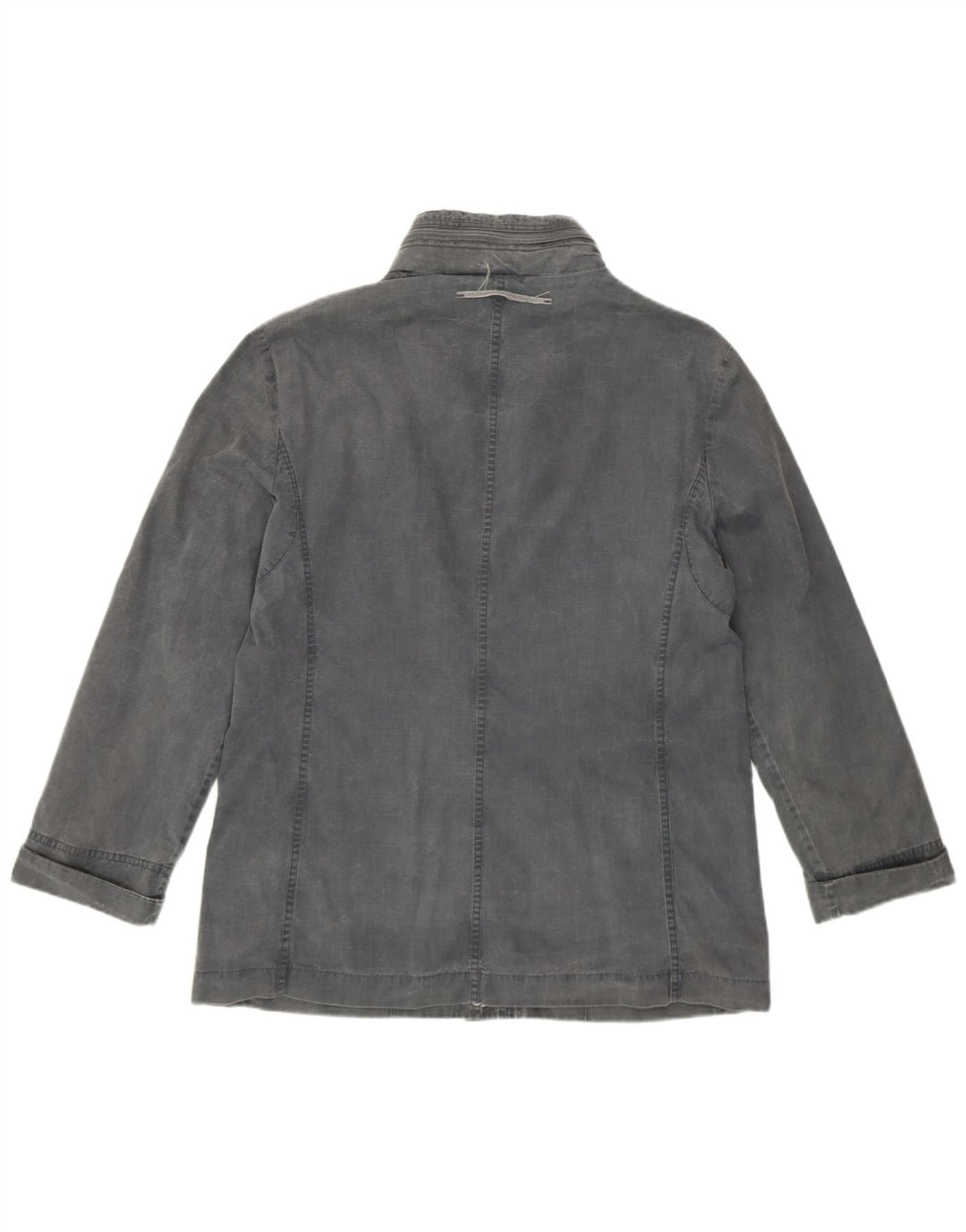 TRUSSARDI Jachetă cu glugă pentru femei IT 44 bumbac gri mediu