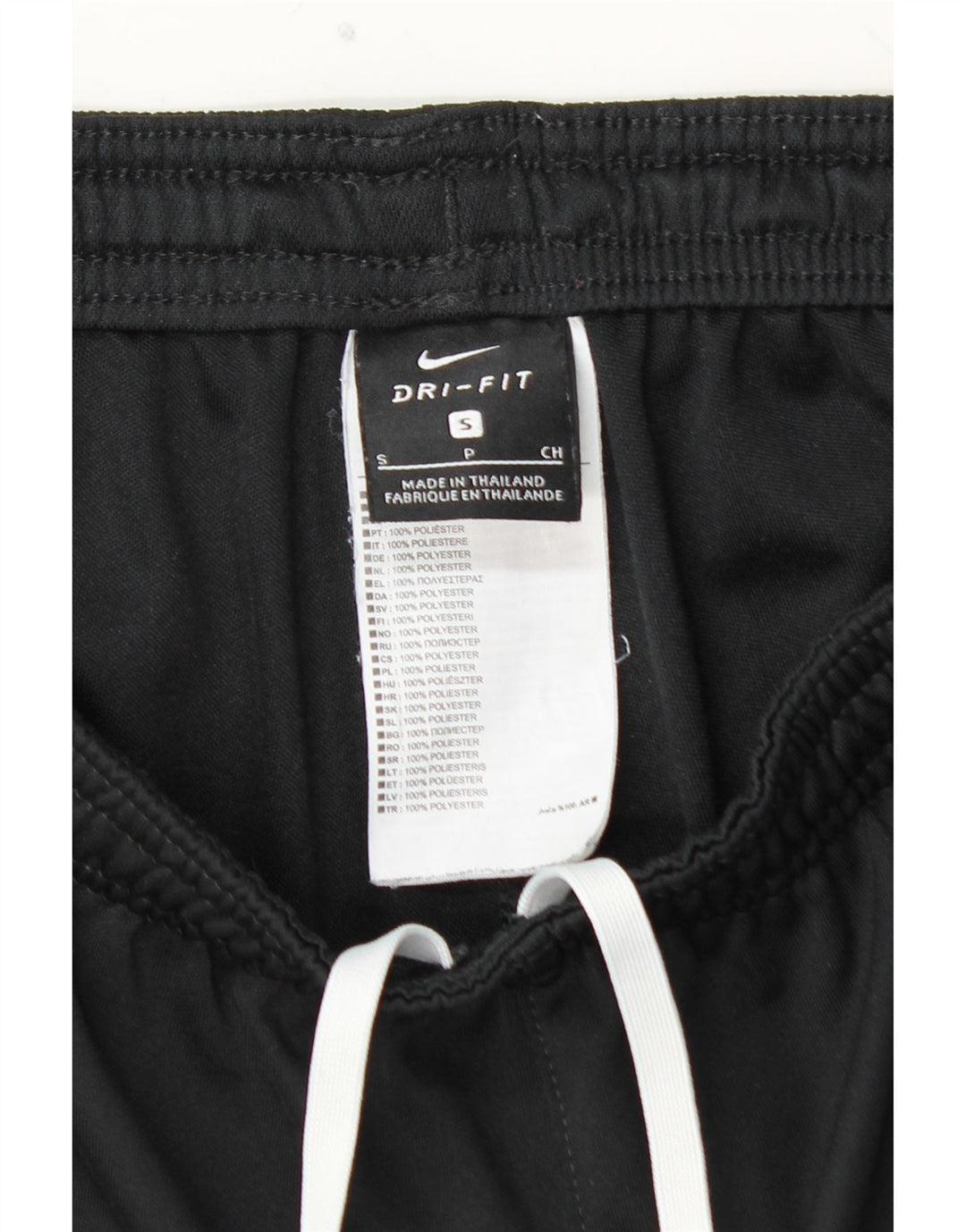 Pantaloni de trening NIKE Dri Fit pentru bărbați, poliester negru mic