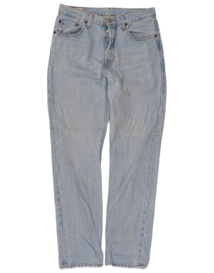 Blugi drepti pentru bărbați Levi's 501 W28 L30 Bumbac albastru