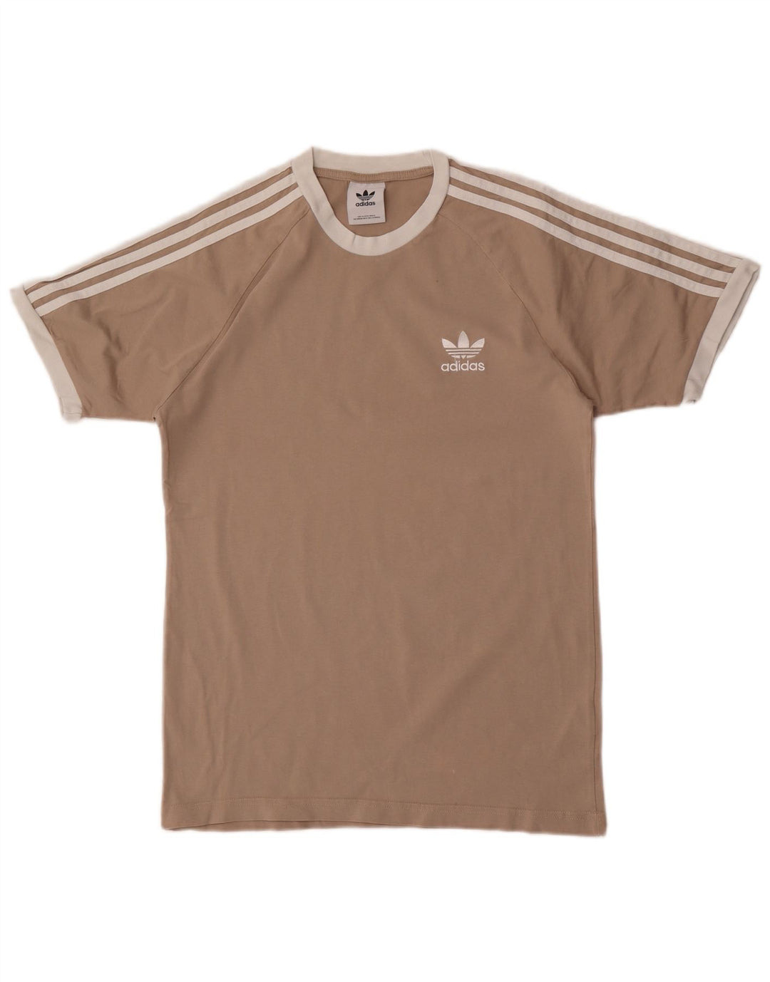 Tricou pentru bărbați Adidas Top mic maro bumbac retro