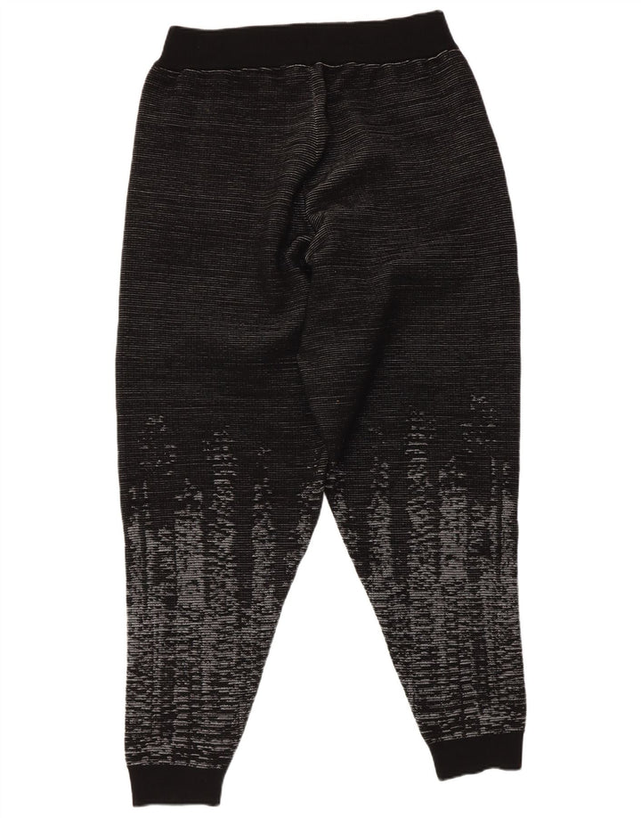 ADIDAS Mens Tracksuit Trousers Joggers Medium  Black Striped