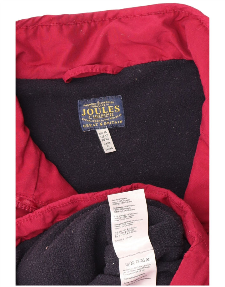 Gilet matlasat pentru femei Joules UK 16, mare, roz, poliester