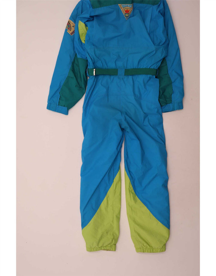 Salopetă de schi Vintage pentru bărbați IT 48 Medium Blue Colorblock Nylon