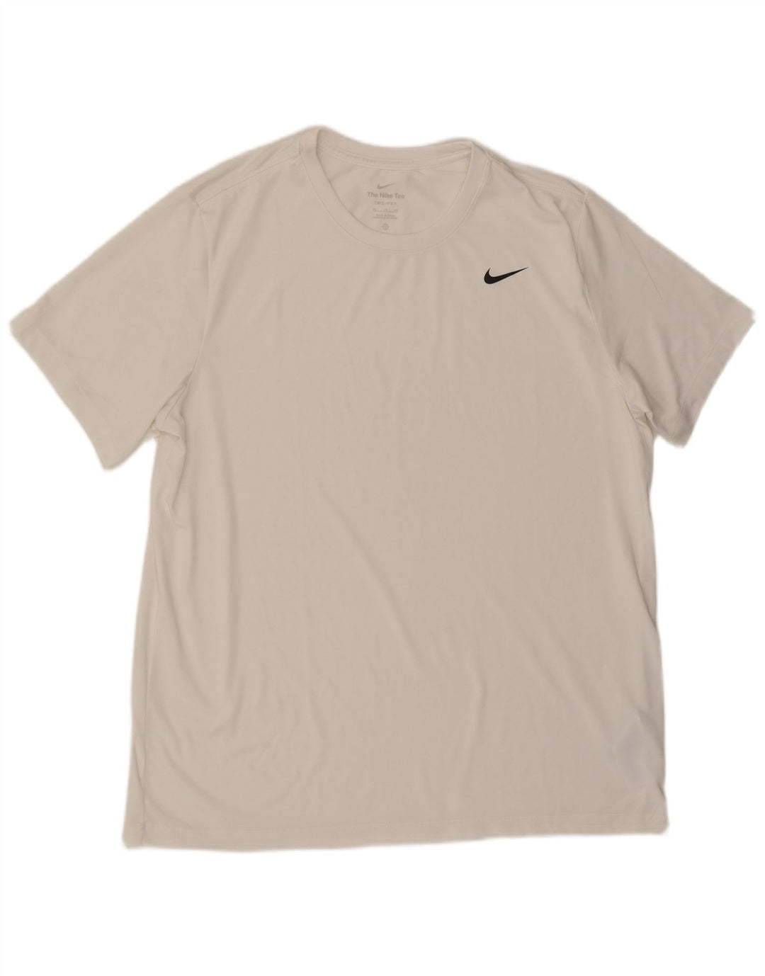 Tricou NIKE Dri Fit pentru bărbați Top XL Poliester alb