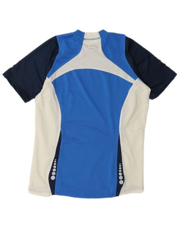 Tricou Asics pentru bărbați Top Medium Blue Colorblock Poliester