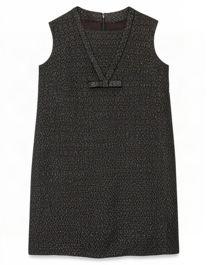 Rochie cu mâneci fără mâneci vintage pentru femei UK 12 Medium Black