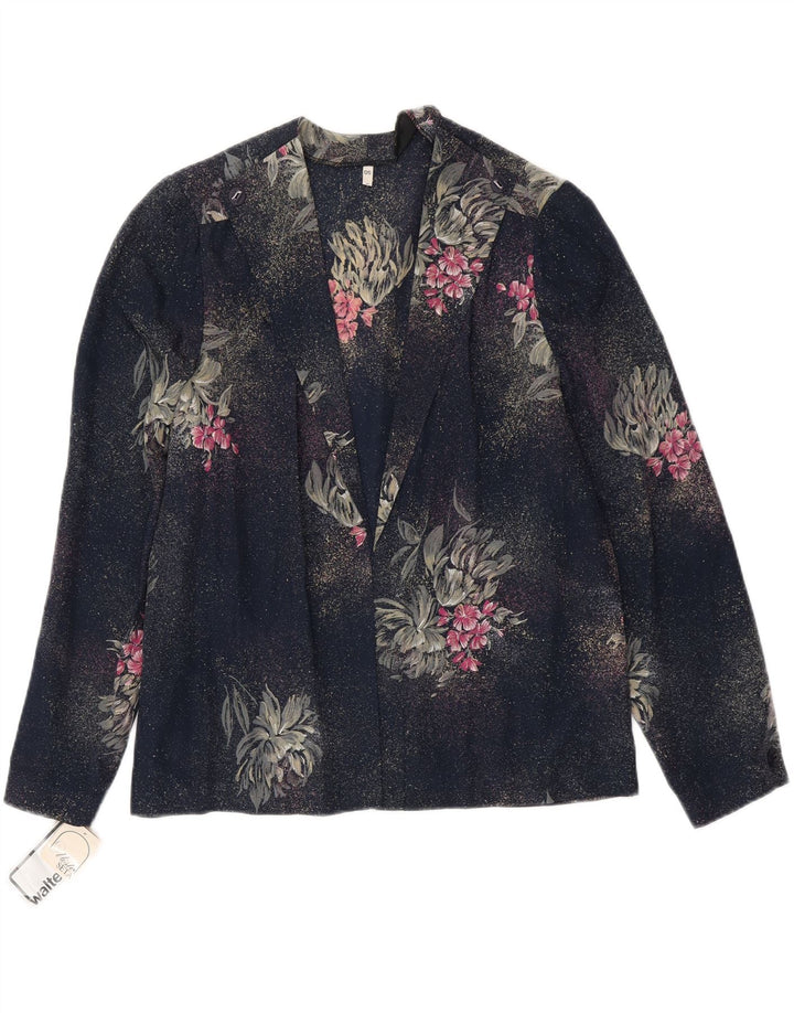 Set 2 piese pentru femei VINTAGE IT 50 XL Bleumarin Floral Poliester