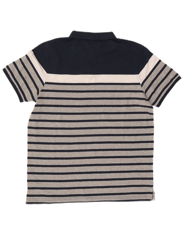 Tricou polo pentru bărbați Ellesse Heritage, XL, bleumarin, cu dungi