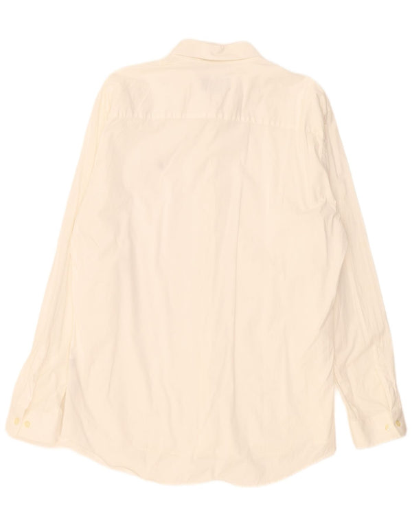 Cămașă Slim Fit Marlboro Classics pentru bărbați, 2XL, bumbac alb
