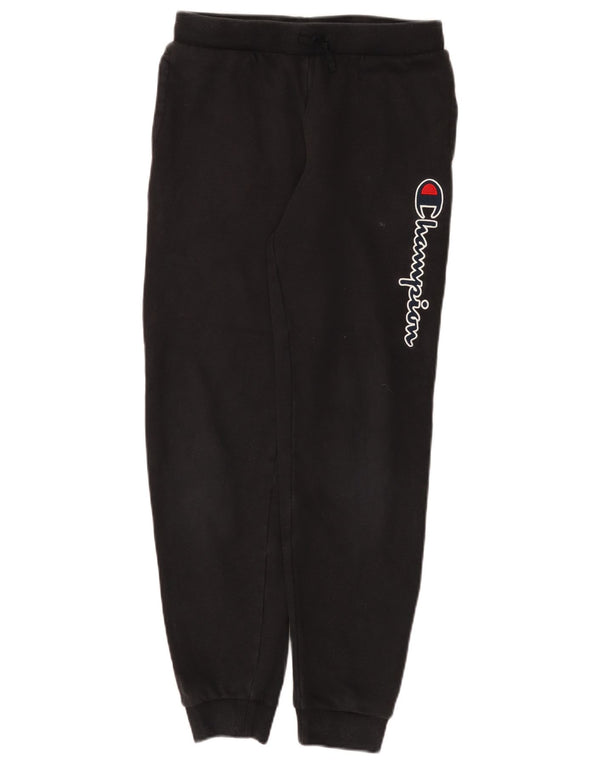 Pantaloni de trening grafic pentru băieți Champion Pantaloni de jogging 13-14 ani XL Negru