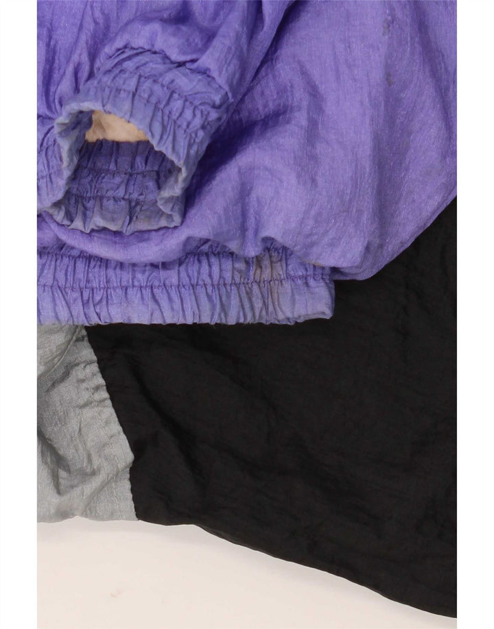 Trening complet vintage pentru bărbați, mare, violet, poliamidă color bloc