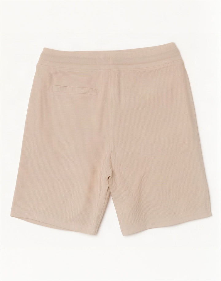 Pantaloni scurti sport pentru bărbați Zara, bumbac cu dungi albe mici