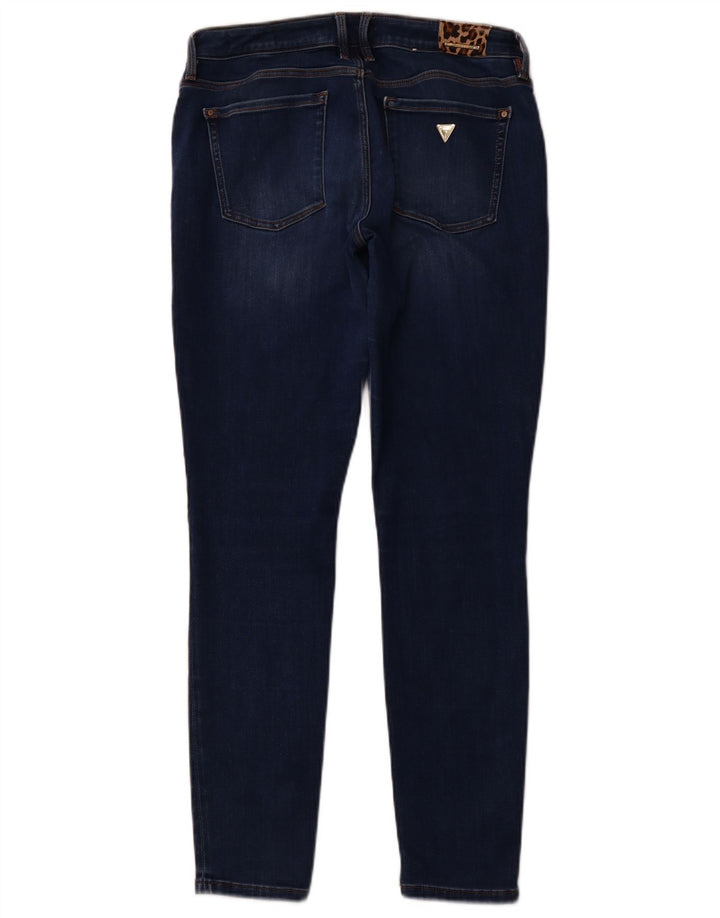 Blugi skinny Annette GUESS pentru femei W31 L29 bumbac bleumarin