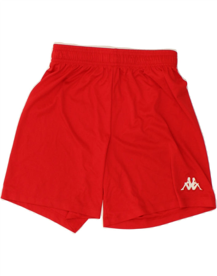 KAPPA Boys Sport Shorts 11-12 Years Red Polyester Vintage Kappa and Second-Hand Kappa from Messina Hembry 