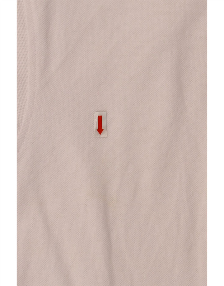 JACK & JONES Mens Polo Shirt Large White Cotton Vintage Jack & Jones and Second-Hand Jack & Jones from Messina Hembry 