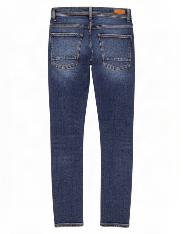 Blugi skinny pentru bărbați Zara EU 38 Mici L30 L29 Bumbac albastru