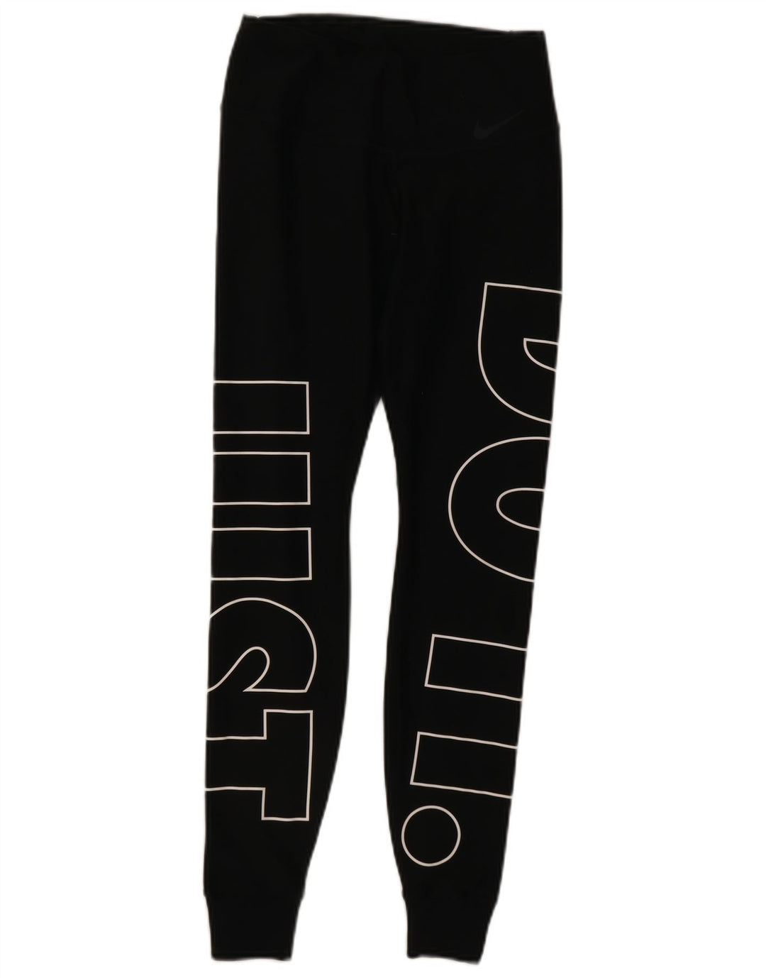 Leggings Nike Dri Fit Graphic pentru femei UK 6 XS Poliester negru