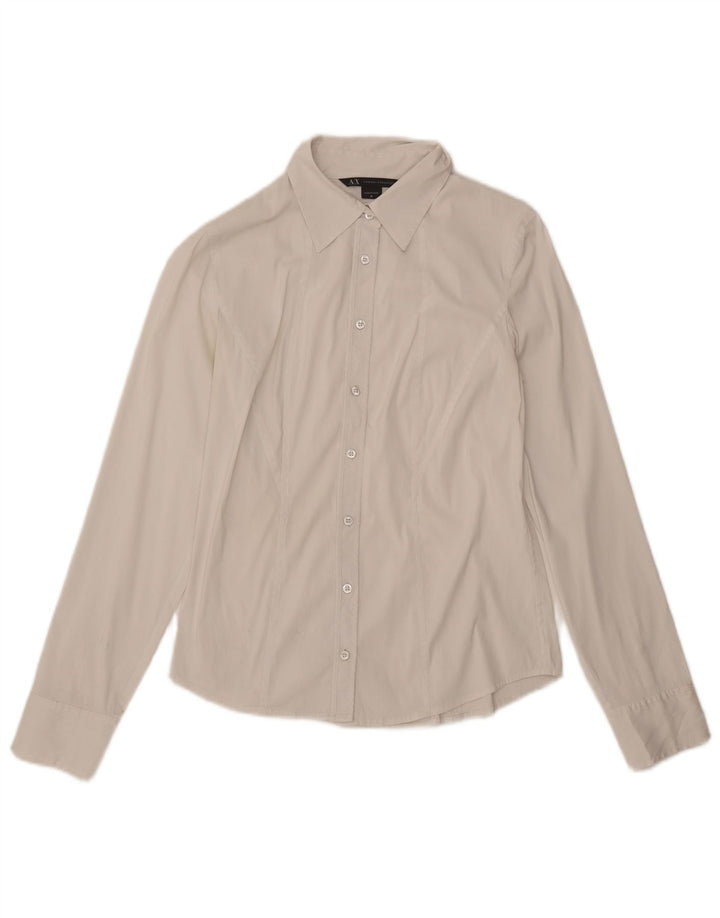 ARMANI EXCHANGE Cămașă Femei UK 12 Medium White
