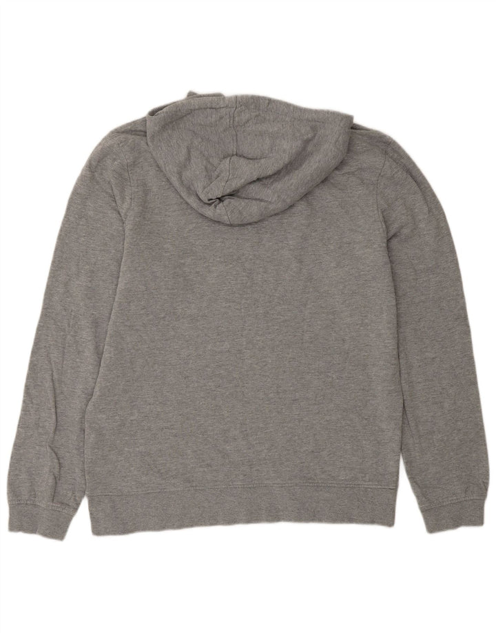 Pulover Jack & Jones pentru bărbați cu capota, gri mediu, bumbac cu pete