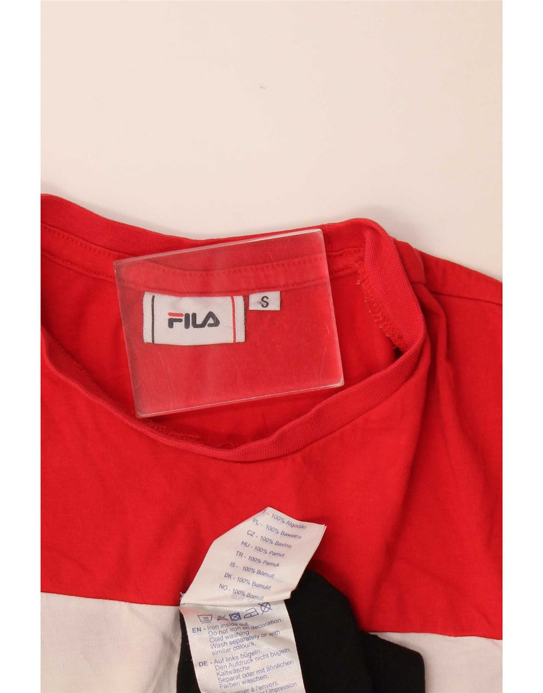 Tricou cu grafică Fila pentru bărbați Top mic, multicolor, bumbac color bloc