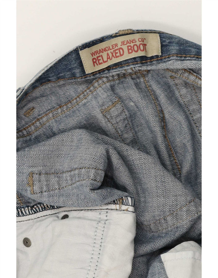 Blugi Bootcut Wrangler pentru bărbați, cu tăiere relaxată, W34 L32, albaștri