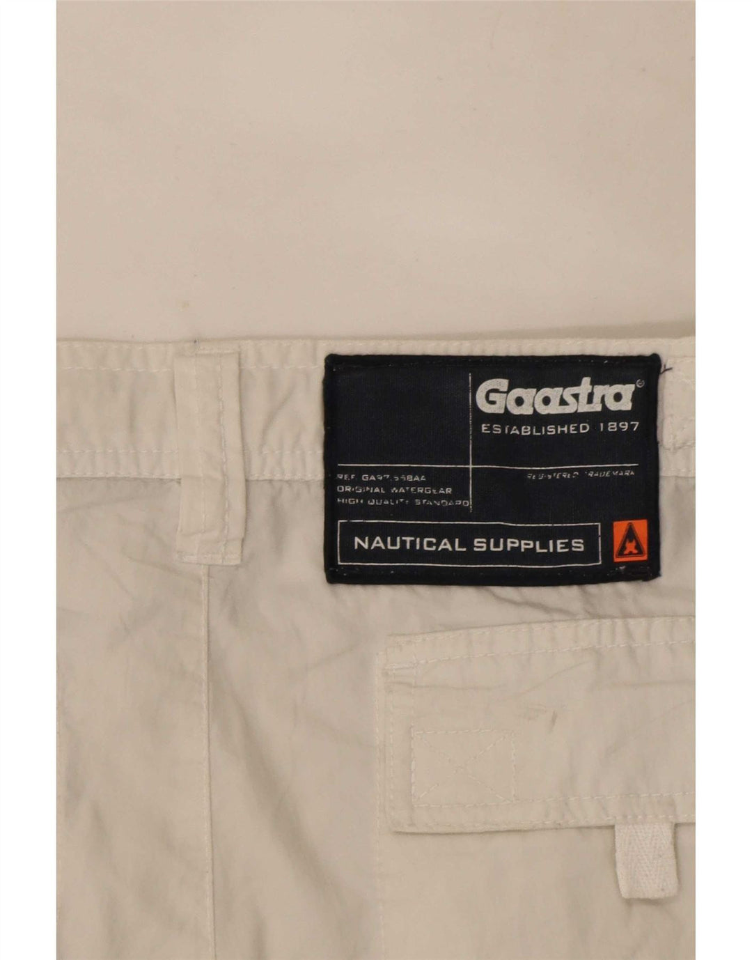 Pantaloni scurți pentru bărbați Gaastra Graphic Cargo Small W29 Bumbac alb