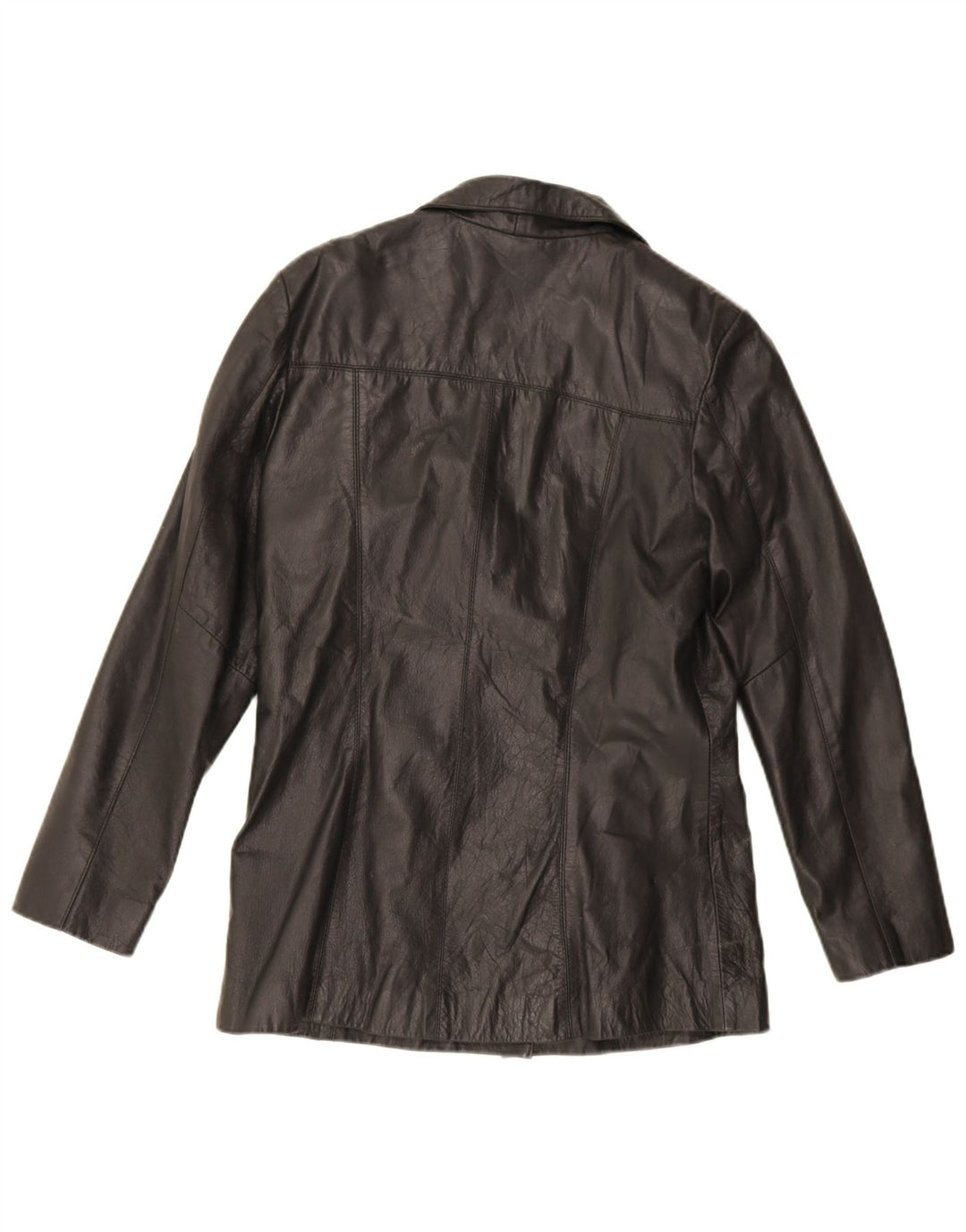 Saki Jachetă de piele pentru femei EU 40 Medium Black Leather