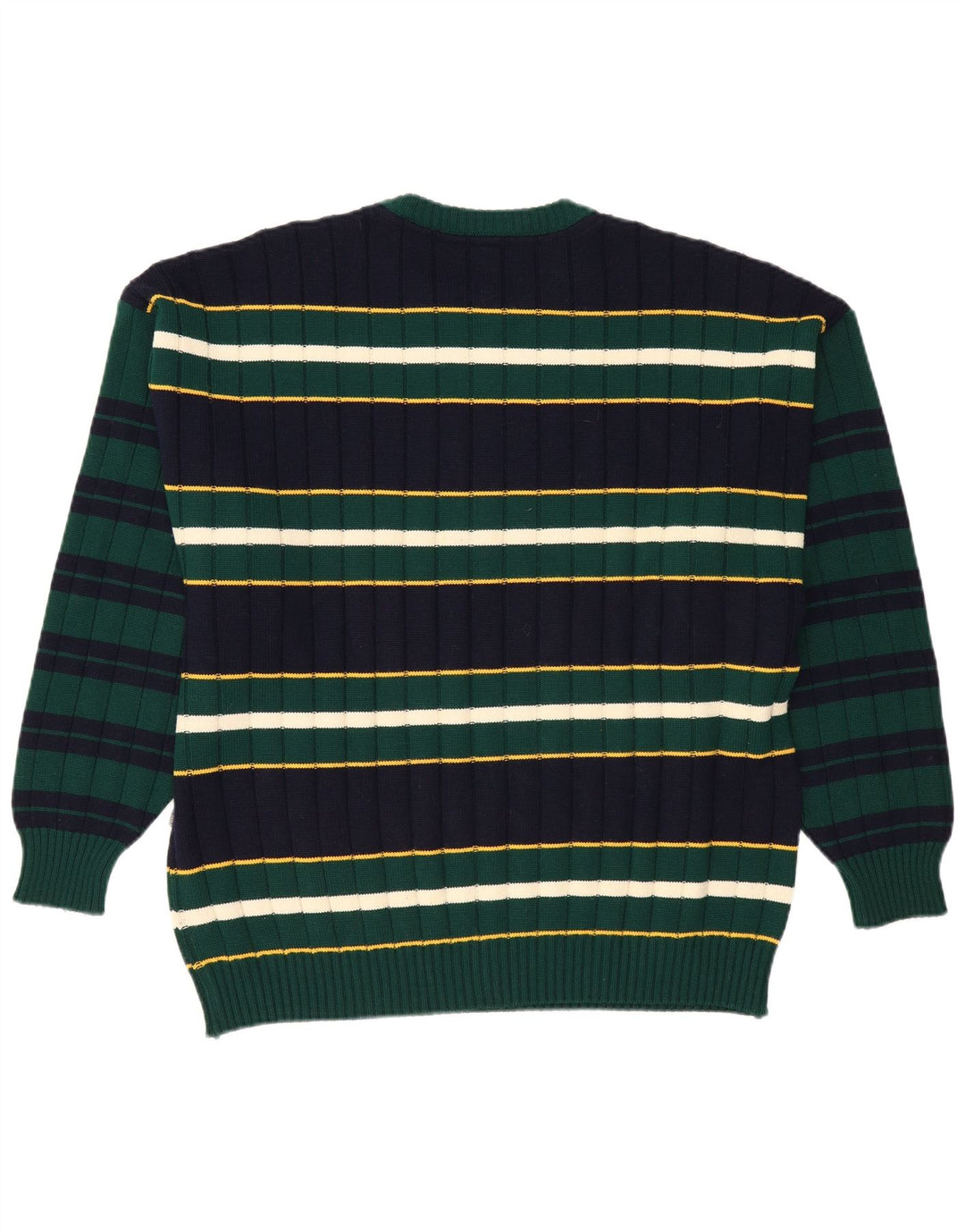 Pulover pentru bărbați White Sails cu decolteu triplu, 2XL, bleumarin, cu dungi