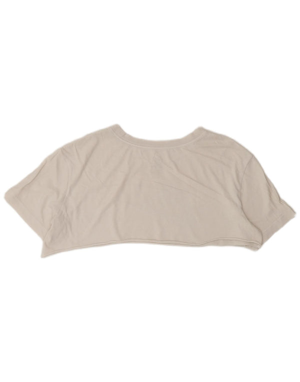 Tricou grafic Nike Crop Loose Fit Top UK 10 Small White