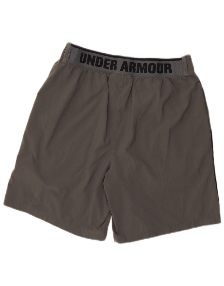 Pantaloni scurți sport grafic Under Armour pentru bărbați, mari, gri