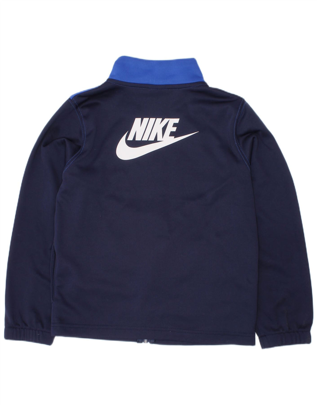 Jachetă de trening pentru băieți Nike 6-7 ani, mare, albastru bleumarin, color block