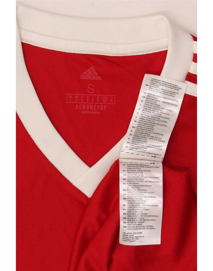 Tricou Adidas Aeroready pentru bărbați Top mic poliester roșu