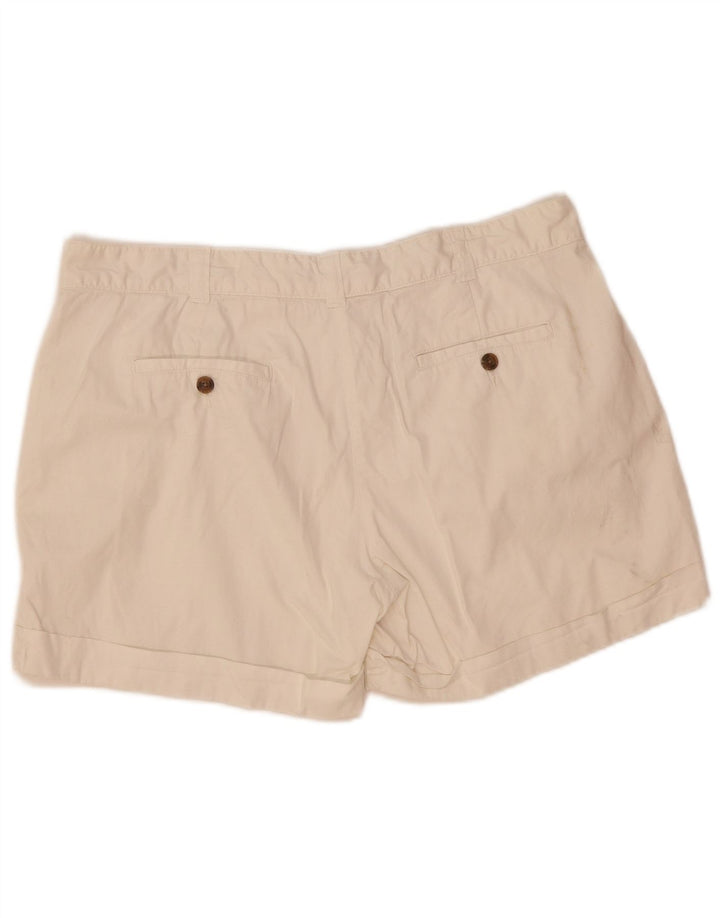 Pantaloni scurți chino pentru femei Jigsaw UK 14 Large W36 White