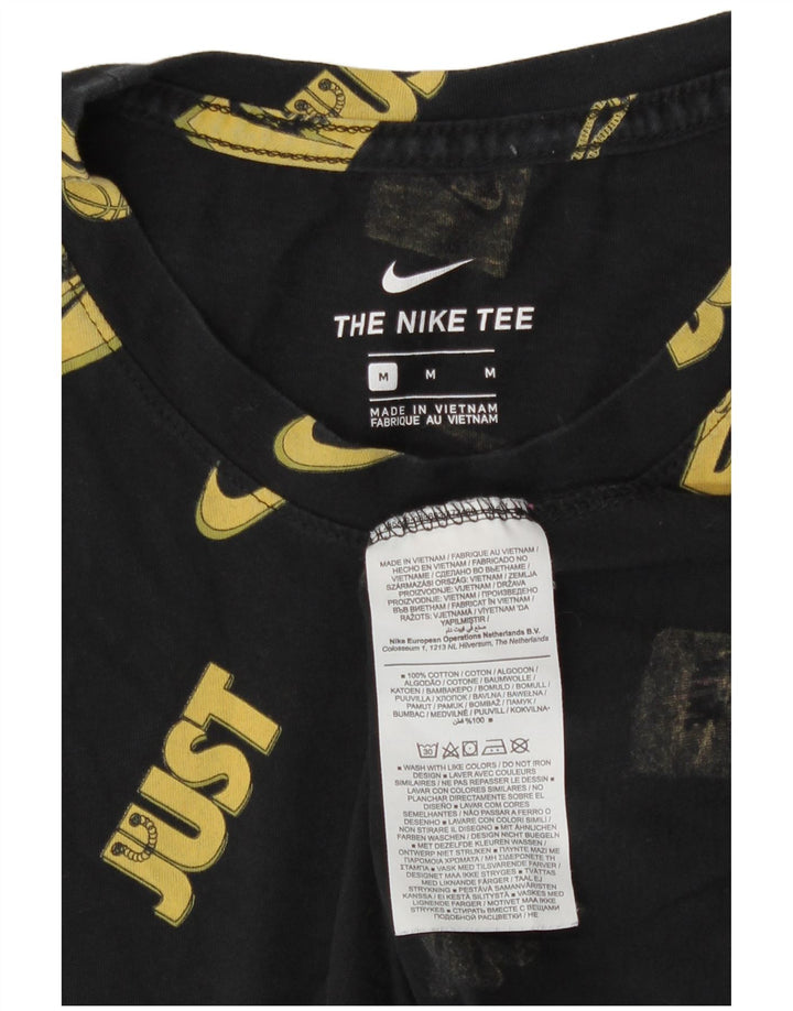 Tricou grafic pentru bărbați Nike Top Mediu Negru Geometric Bumbac