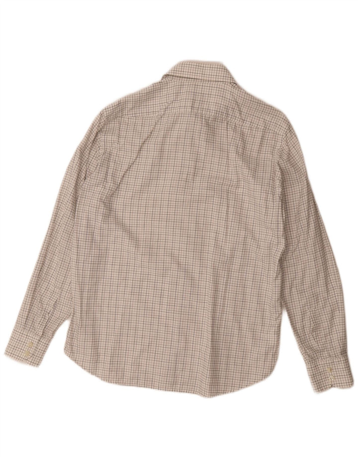 Cămașă pentru bărbați Hugo Boss Mărimea 41 16 Bumbac cu carouri albe mari