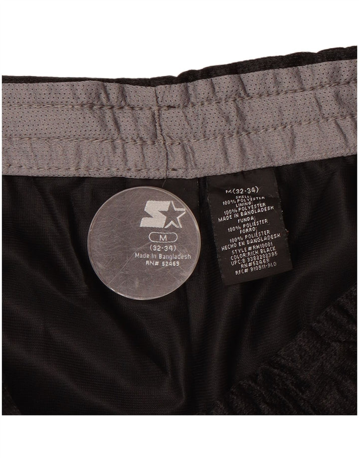 STARTER Mens Sport Shorts Medium Black Polyester