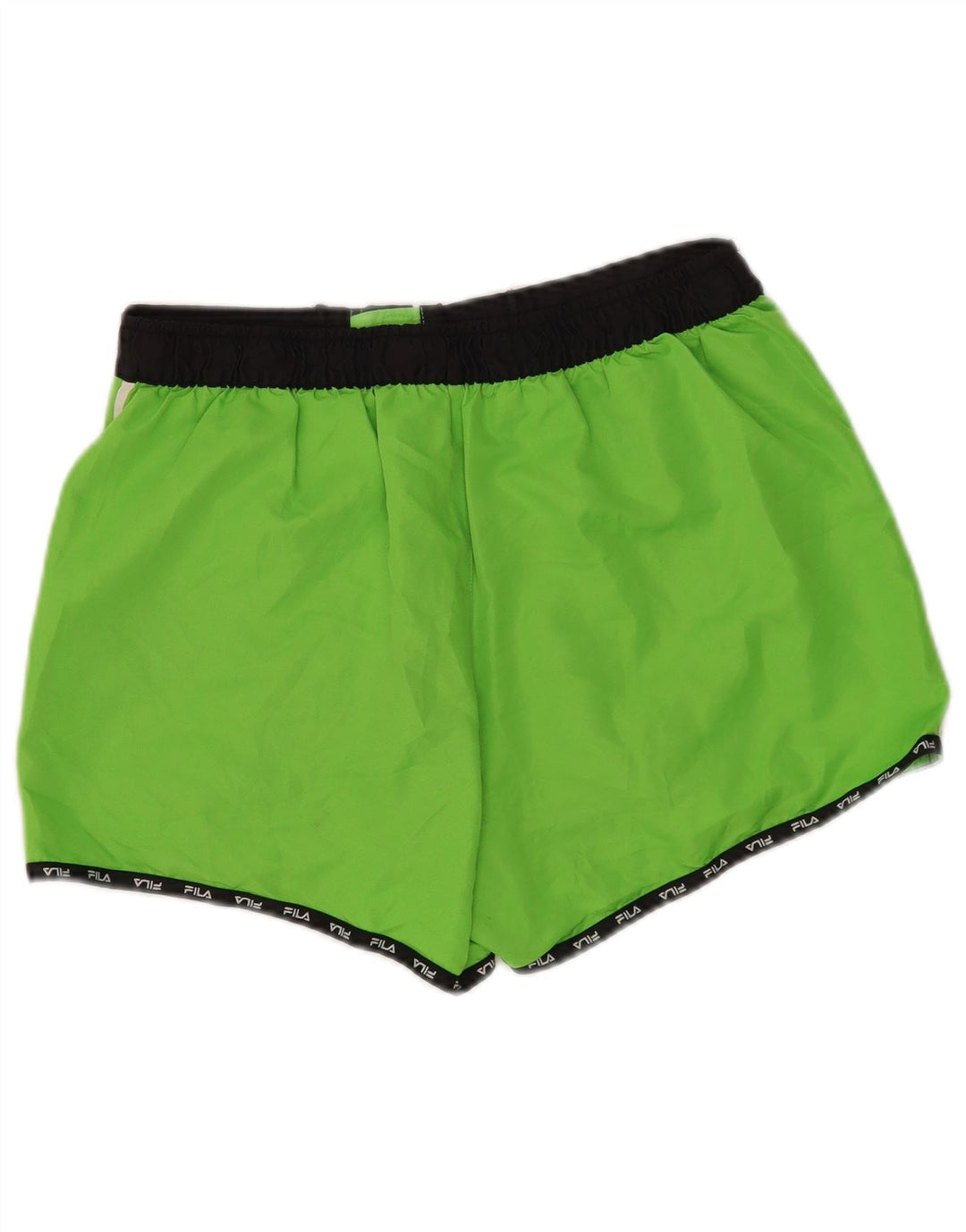 Pantaloni scurți de înot cu grafic pentru femei Fila UK 14, mari, verde, poliester