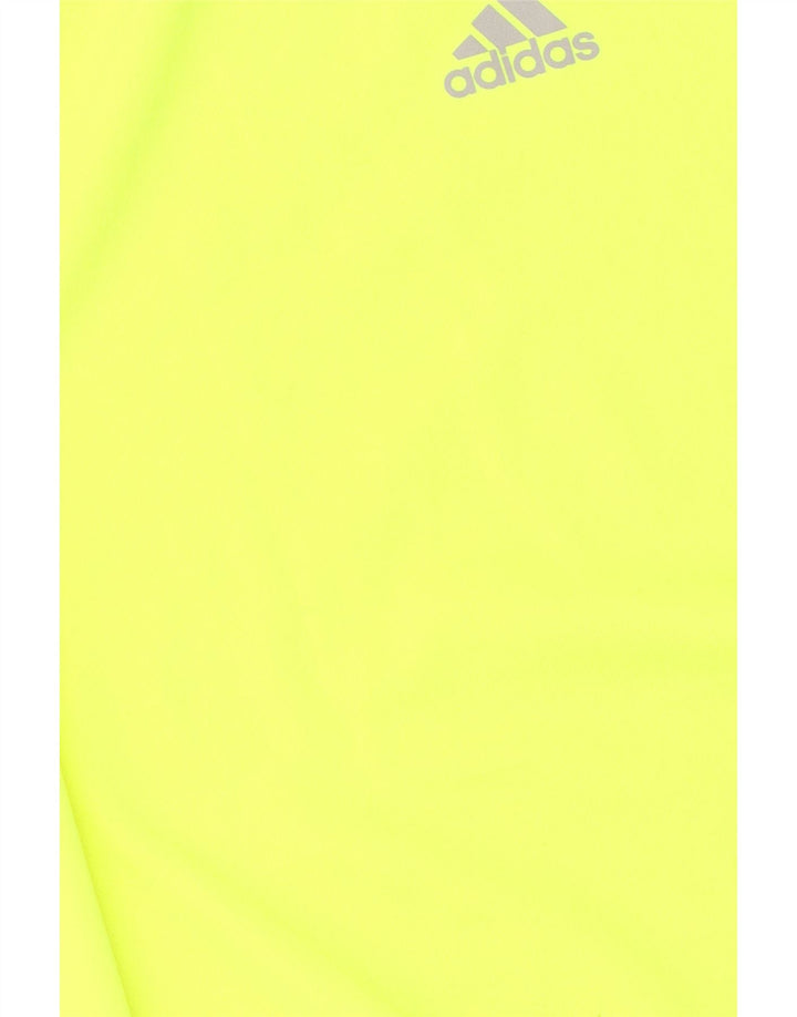 Tricou Adidas Climalite pentru bărbați Top Medium Galben Poliester