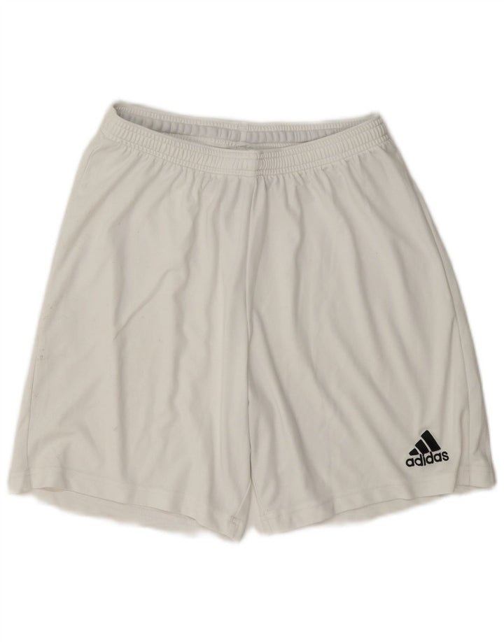 Pantaloni scurți Adidas Aeroready Sport pentru bărbați, poliester alb mediu