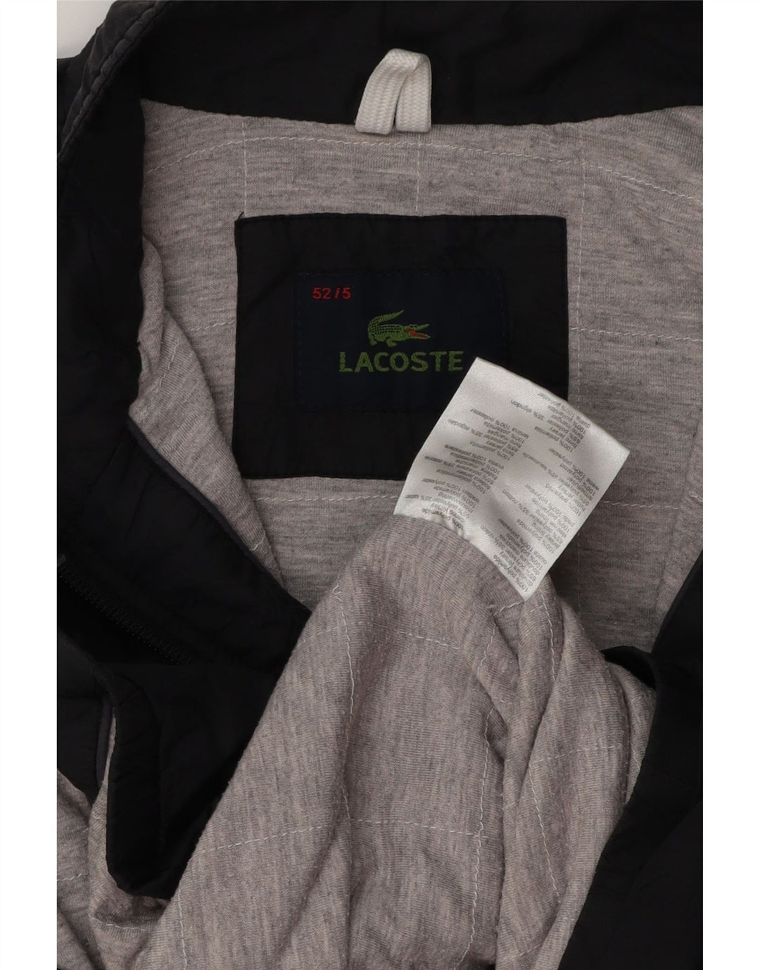 Jachetă bomber pentru bărbați LACOSTE Mărimea 5 Poliamidă neagră mare