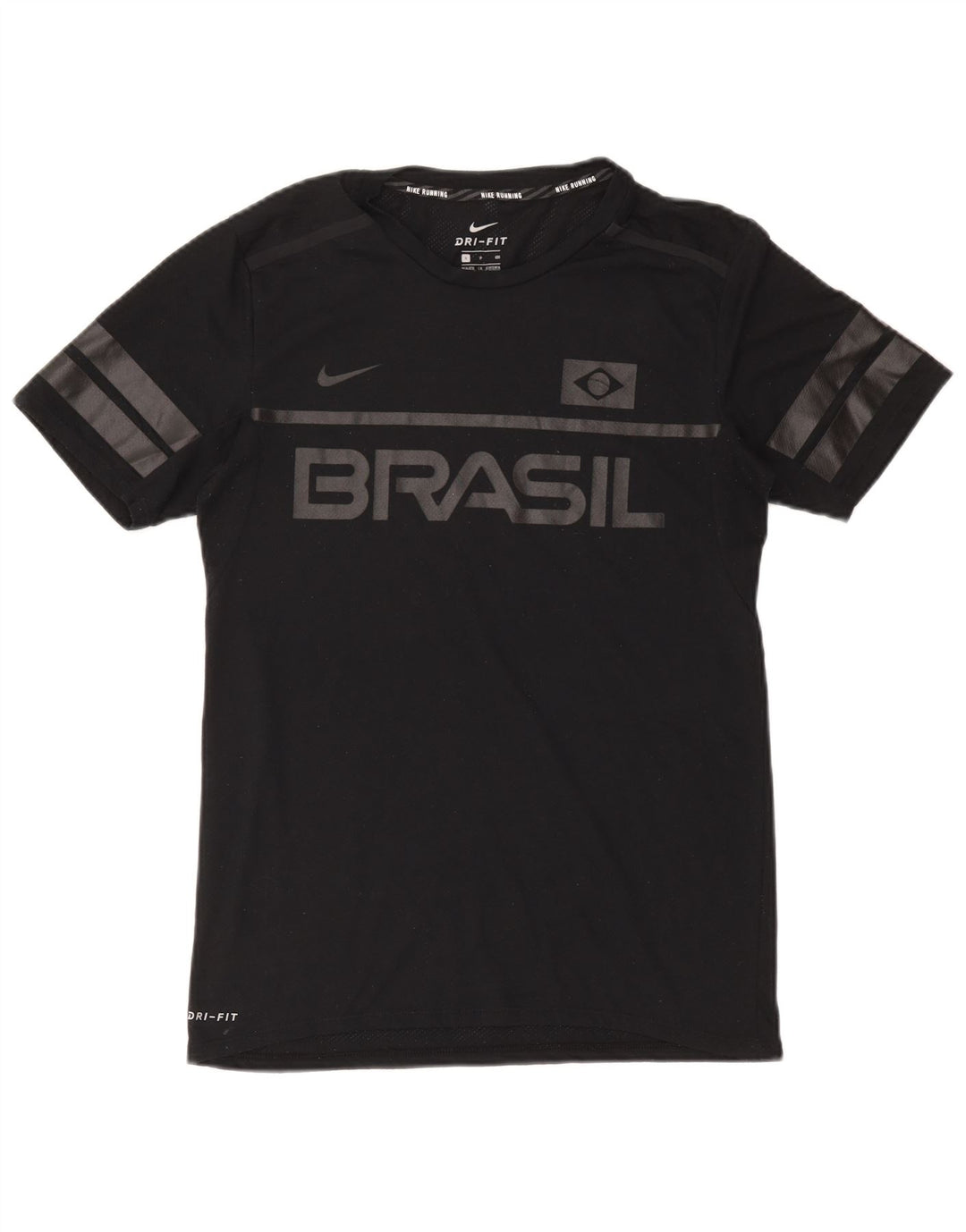 Tricou grafic NIKE Brasil pentru bărbați Top mic negru