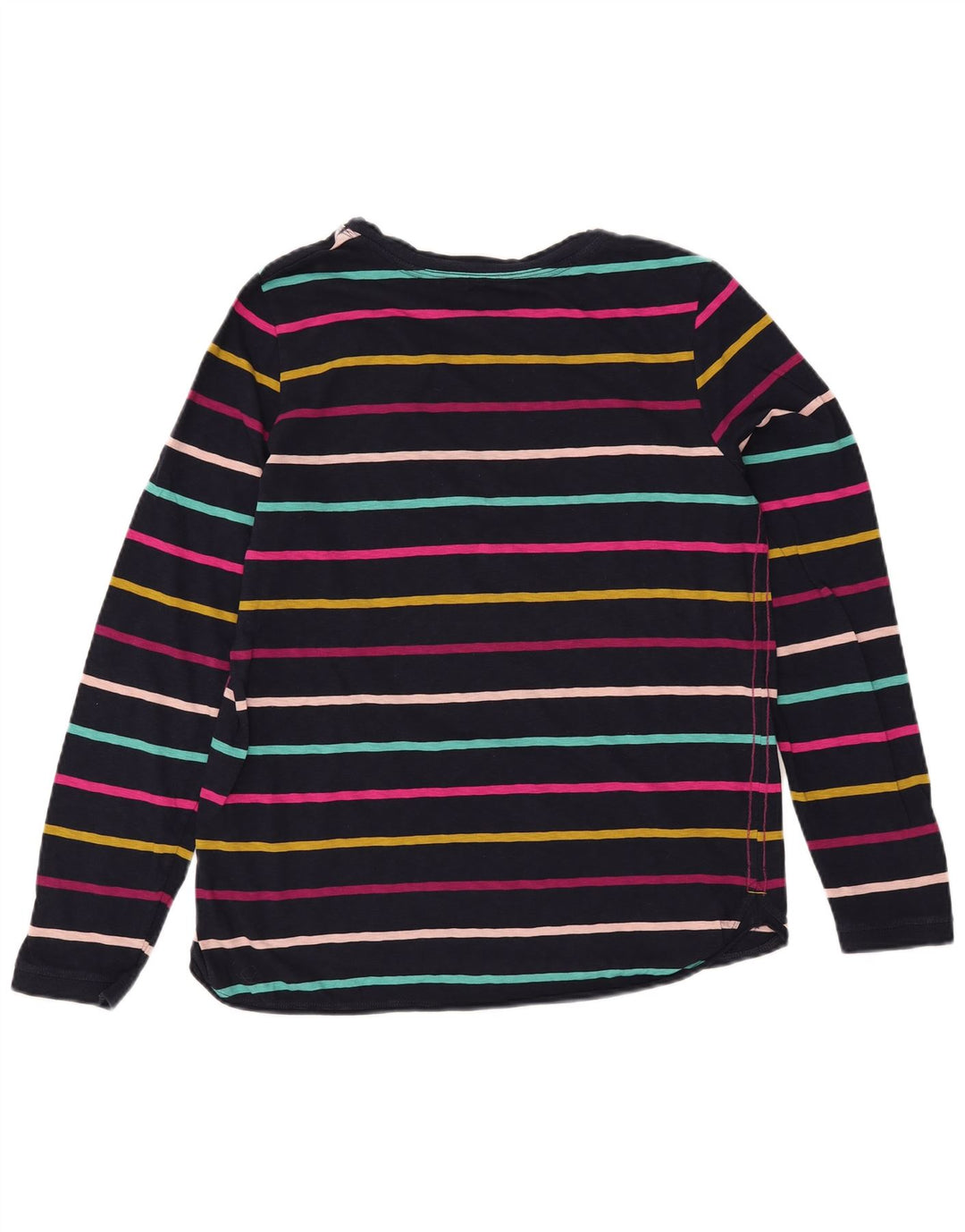 WHITE STUFF Top pentru femei cu mânecă lungă UK 14 mare, bleumarin, cu dungi